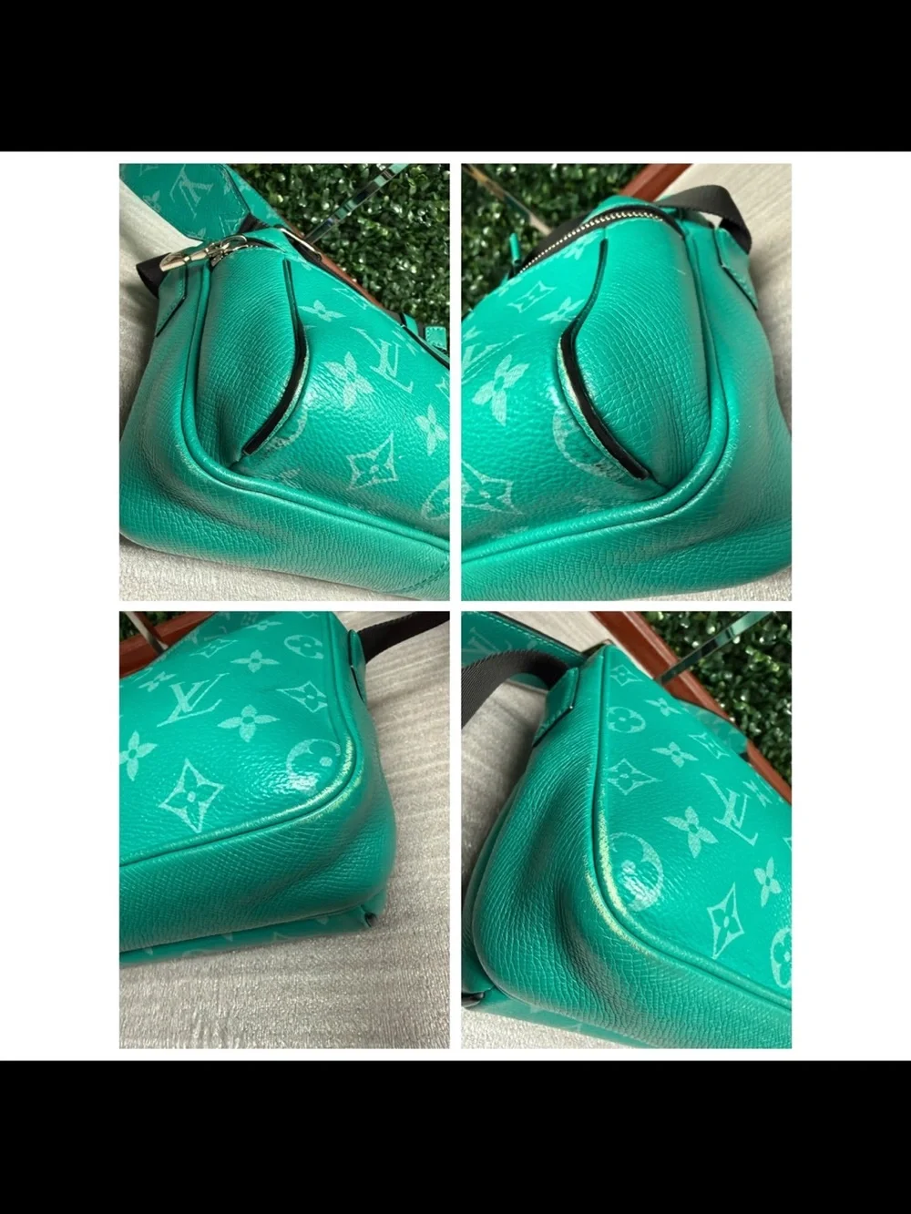 Louis Vuitton Vert Monogram Taigarama Outdoor Messenger Bag